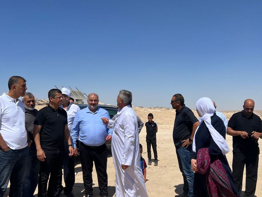 نواب الموحدة في زيارة لقرى النقب